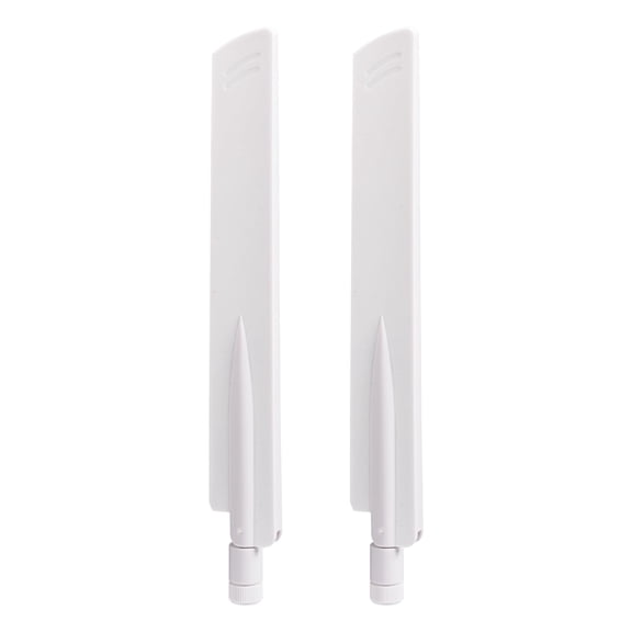 Eightwood 2400-2500/5150-7125MHz RP-SMA WiFi 6E Antenna Multiband 2.4G/5G/6G Router PCIE Card Wireless Card Antenna White