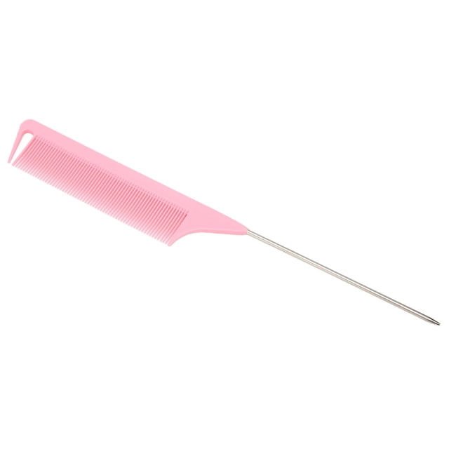 Bristle Hair Brush, Hair Styling Comb Set Multipurpose Pink Soft Nylon for Barber