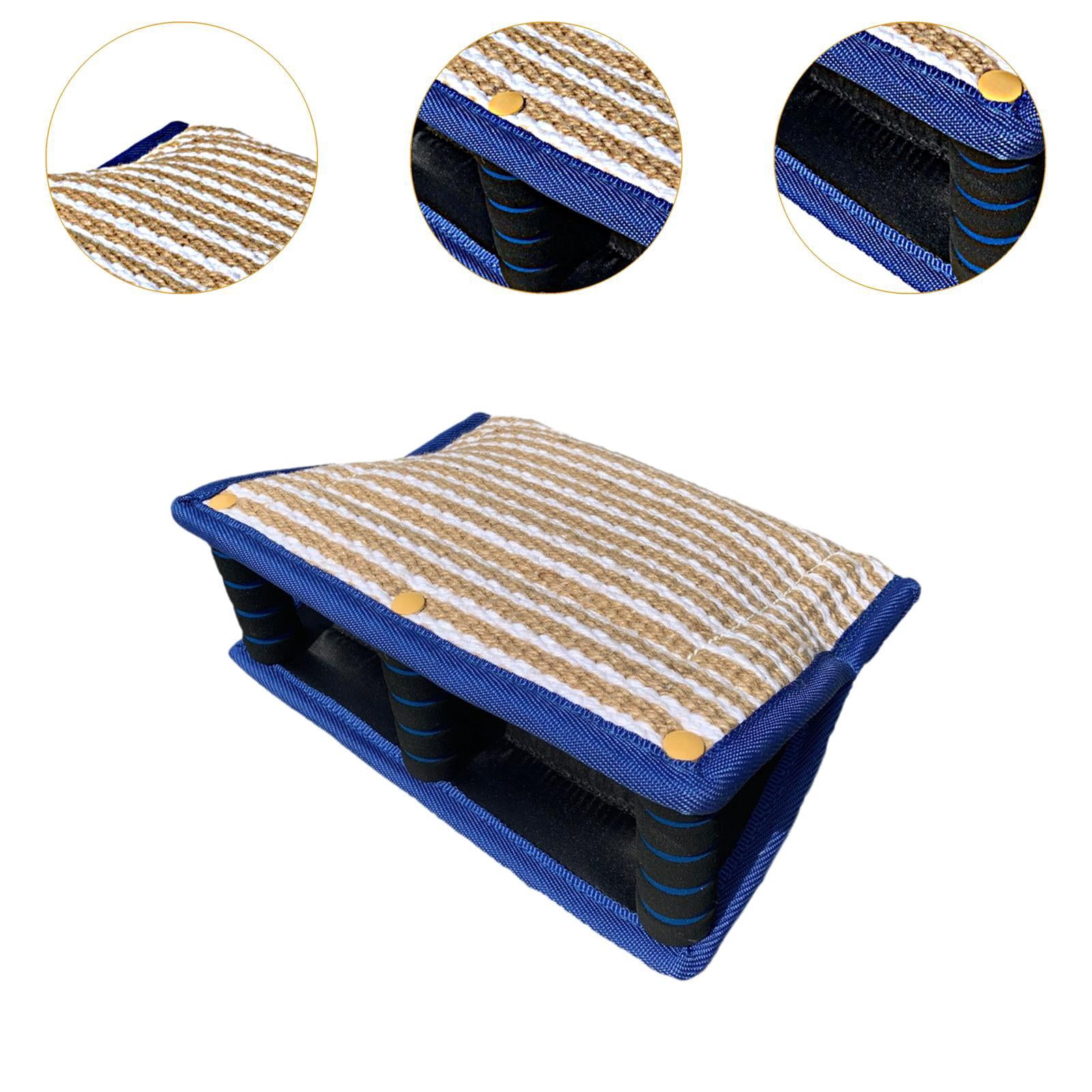 oshhni Dog Bite Pillow Bite Training Interactive Toy for Huskies Labradors blue