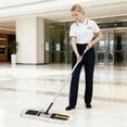 thumbnail image 3 of 24-inch commercial dust mop for floor cleaning, heavy-duty floor mop with 59-inch retractable long handle, suitable for hardwood floors, tiles, marble floors in hotels, gyms, RVs, warehouses, hospita, 3 of 4