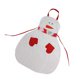 thumbnail image 5 of Adornos navideños estilo muñeco de nieve bolsillos delantal no tejido dibujos animados Navidad cena delantal cocina pajarita al azar seitruly JR1028-00, 5 of 6