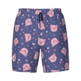 thumbnail image 5 of Rocae Cute Pig for Men's Swim Trunks Quick Dry With Two Side Pockets and One Lined Patch PocketSmall, 5 of 9