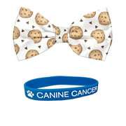 Chocolate Chip Cookie Dog Bow Tie