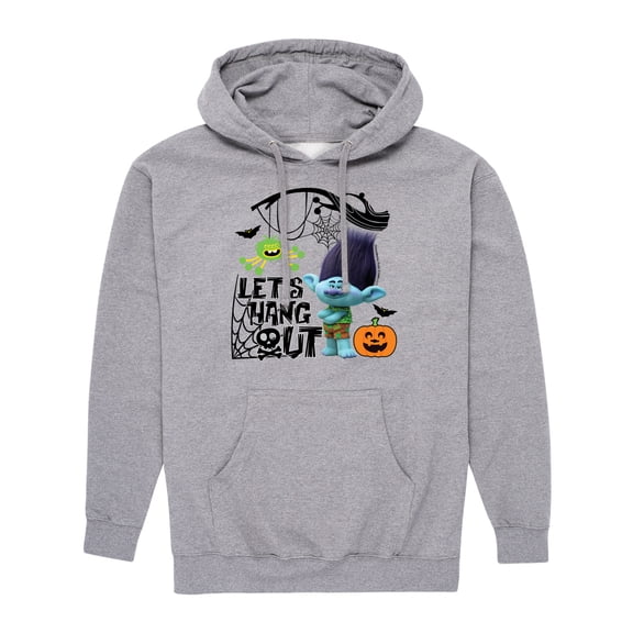 Trolls Movie - Halloween - Let's Hang Out - Branch - Men's Pullover Hooded Fleece Sweatshirt