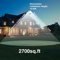 thumbnail image 2 of MUCH Outdoor Solar Light 10000W LED Motion Sensor Radar Sensing Wall Street Lamp with Remote Control 9000K Commercial Dusk to Dawn Area Road Parking Lot Street Light IP67 Waterproof, 2 of 11