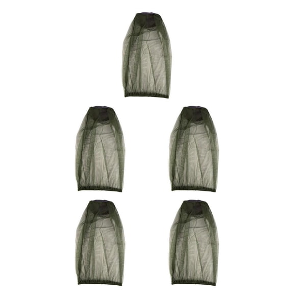 Sombrero de red anti-insectos Naiovety para Camping color verde militar