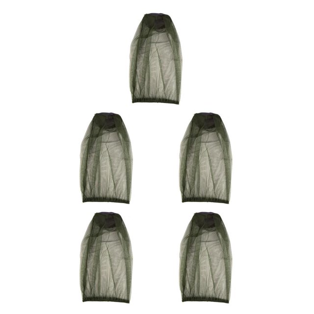 Sombrero de red anti-insectos Naiovety para Camping color verde militar