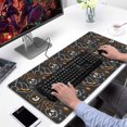 thumbnail image 2 of Long Mouse Pads for Desk,Halloween Ghosts and Spider Webs Desk Mats on Top Of Desks, Desk Mouse Pad Extra Large with 3mm Non-Slip Base and Stitched Edge for Gaming,Office,Work,Home 31.5"x15.7", 2 of 6