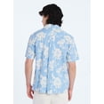 thumbnail image 2 of Free Assembly Men's Floral Cotton Camp Shirt with Short Sleeves, Sizes S-3XL, 2 of 6