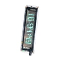 thumbnail image 2 of davian Audio Spectrum Analyzer Audio Spectrum Analyzer with VFD Display Music Spectrum Indicator Sound Level Meter Audio Level LED Display Acrylic Sleek Appearance Wide Compatibility Suitable, 2 of 8