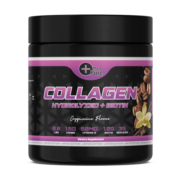 Colágeno Hidrolizado 300g Sabor Cappuccino – Elasticidad y Antiedad | More Than Pure