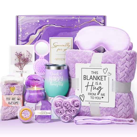 Jtreefly Gift Baskets for Women,Spa Bath Gifts Sets,Birthday Gifts for Women,Friend Mom Sister Her Self Care Gift Get