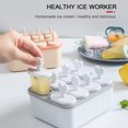 thumbnail image 3 of Floleo Popsicle Molds,Plastic Non-Stick Ice Pop Molds,Bpa Free Popsicle Mold Reusable Easy Release Ice Pop Maker,Homemade Popsicle Mould, 3 of 8