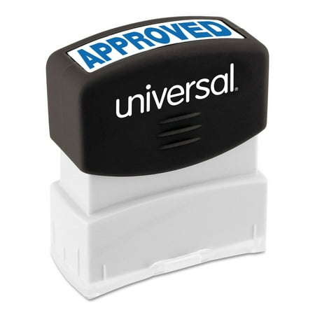 UPC 087547100431 product image for Pre-Inked One-Color Approved Message Stamp - Blue | upcitemdb.com