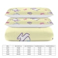 thumbnail image 4 of Pochacco Duvet Cover Set 3-Piece Bedding Set Soft Warm And Comfortable Soft Bed Set with 1 Duvet Cover And 2 Pillowcases for Bedroom All Season 79"x90", 4 of 7