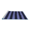 thumbnail image 2 of Ahgly Company Machine Washable Indoor Rectangle Oriental Blue Modern Area Rugs, 2' x 4', 2 of 4