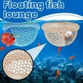 thumbnail image 4 of QHUDLV 3D Printed Betta Fish Decor Floating Betta Hide & Shrimp Cave 3-in-1 Aquarium Feeder Resting & Spot Floating aquariums hide bowl cave hide household accessories Tank beta accessories,fish, 4 of 5