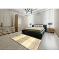 thumbnail image 5 of Ahgly Company Machine Washable Indoor Rectangle Contemporary Khaki Gold Area Rugs, 6' x 9', 5 of 7