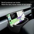 thumbnail image 4 of For 2024 Tesla Model 3 Dedicated Silicone Car Phone Holder Automotive Interior Accessories, Black, 4 of 10