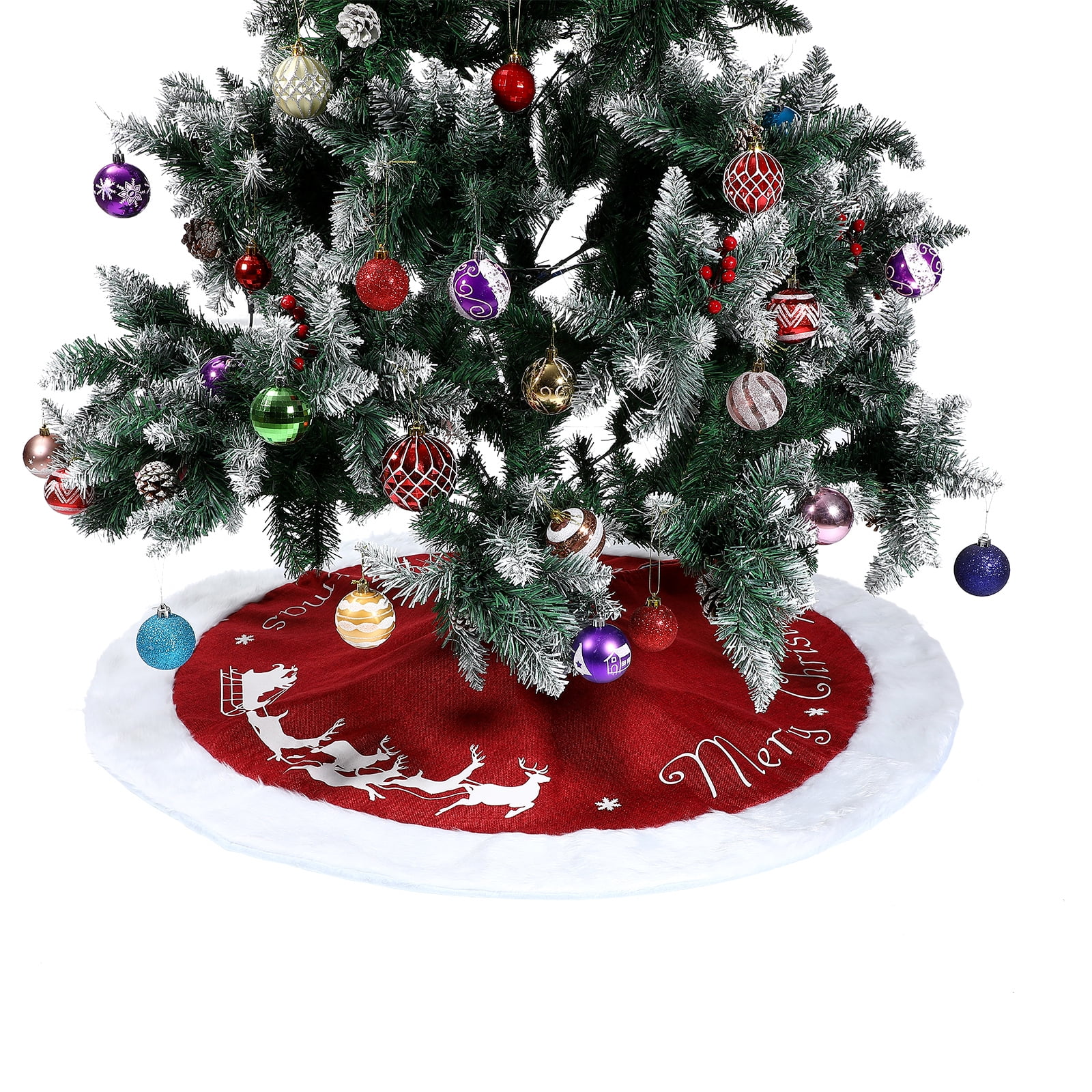 Christmas Snowman Tree Skirt Decorations Stands Bases Floor Mat Home Xmas Decors Christmas Snowman Tree Skirt Decorations Stands Bases Floor Mat Home Xmas Decors