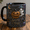 Black, variant on Pumpkin Ghost Mug 3D Effect, Spooky Mosaic Halloween Lover Coffee Cup Gift