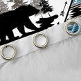 thumbnail image 4 of Castle Fairy Safari Bear Curtains Pack of 2 (42x84 Each) for Teens Adults,Bohemian Tribal Aztec Curtains Blackout,Hunting Theme Bedroom Curtains,Lightweight Room Decor, 4 of 6