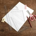 thumbnail image 4 of Plastic Math Set – 12" / 30 cm Ruler, Protractor, and Triangles: 4 Pack, 4 of 4