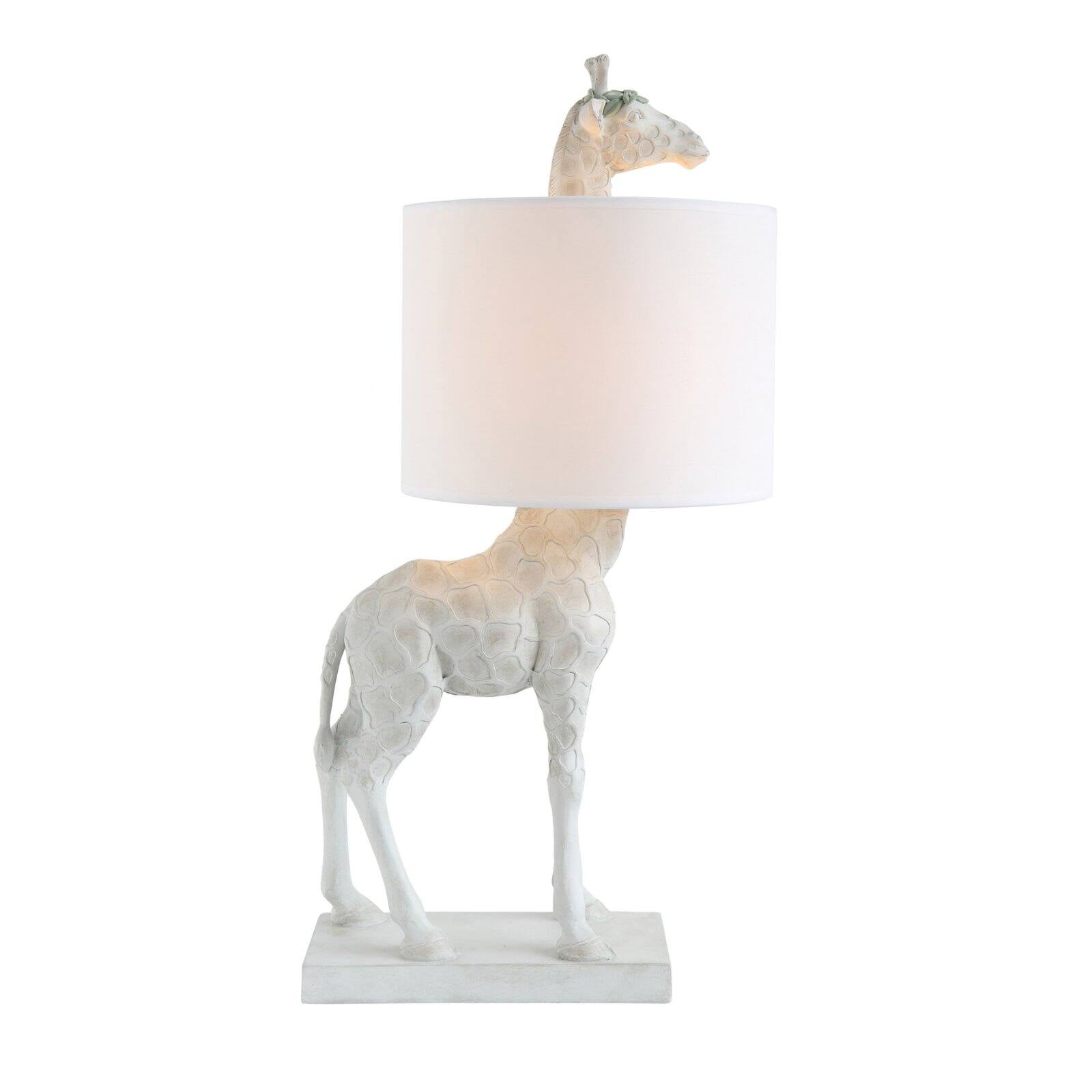 white giraffe lamp