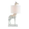 thumbnail image 2 of Creative Co-Op White Resin Giraffe Lamp, 2 of 2