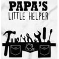 thumbnail image 2 of Papa's Little Helper Handyman Dad Toddler Boy Girl T Shirt Infant Toddler Brisco Brands 2T, 2 of 6