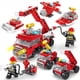 thumbnail image 4 of Compatible con ladrillos Lego, partículas pequeñas, cuerpo de bomberos, policía, tanque militar, bloques de construcción, juguetes educativos para niños ensamblados, 4 of 5
