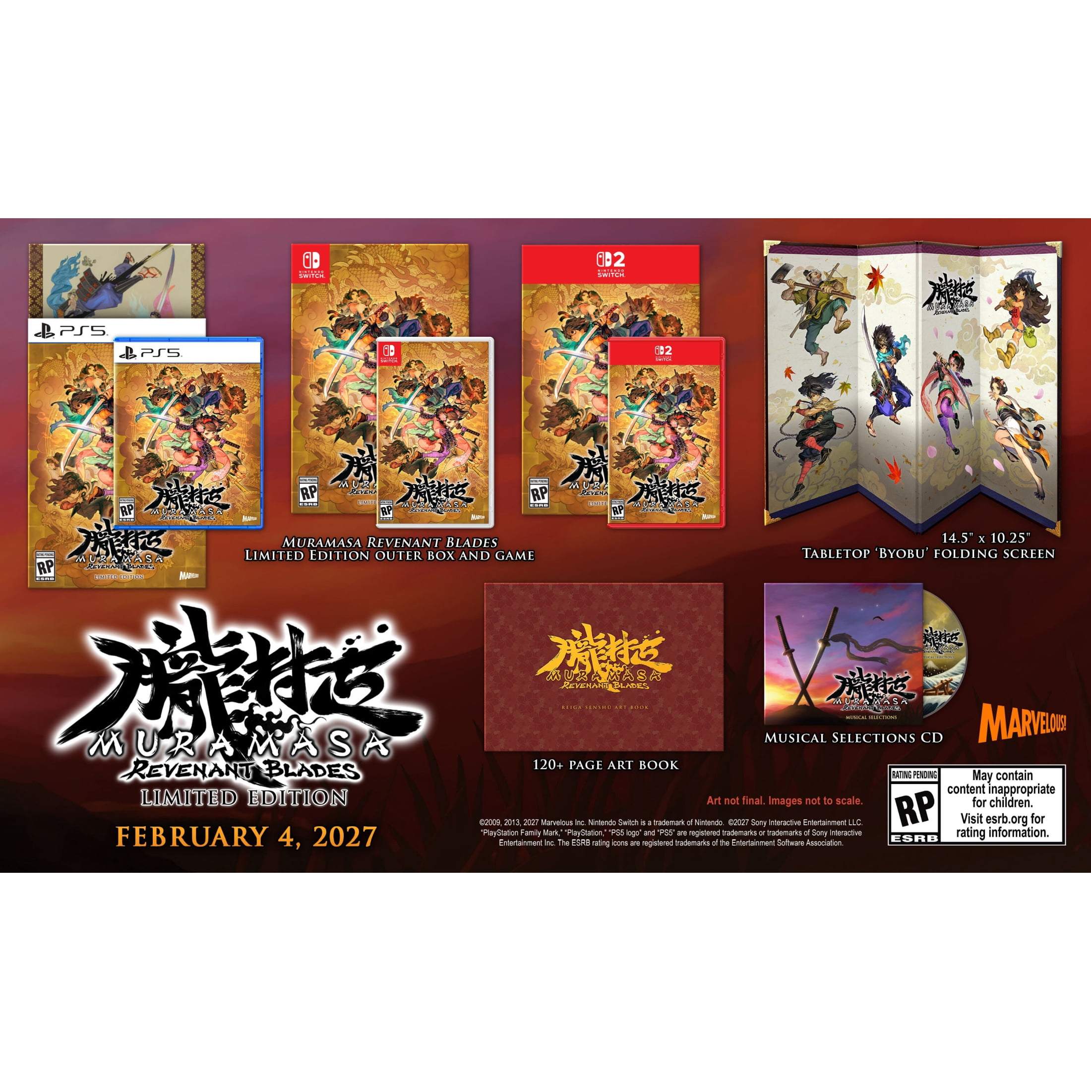 Muramasa: Revenant Blades Limited Edition - Nintendo Switch Game
