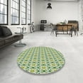 thumbnail image 4 of Ahgly Company Machine Washable Indoor Rectangle Transitional Fall Forest Green Area Rugs, 4' x 6', 4 of 7