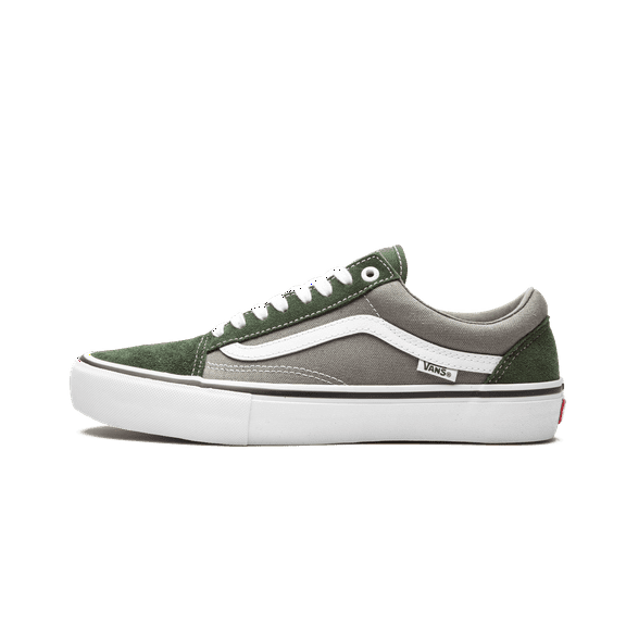 VANS MENS Old Skool Pro "Forest / Grey / White" VN0A45JC1ST from Stadium Goods