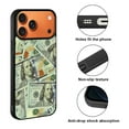 thumbnail image 2 of WIRESTER Shockproof Soft Rubber Cover Case for Apple iPhone 17 Pro Max 6.9" 2025, Benjamin Franklin Dollar Pattern, 2 of 5