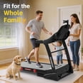 thumbnail image 4 of FaayFian Auto Incline Treadmill for Home, 5.1HP Folding Treadmill 400lbs Capacity, 0.6-12MPH, 64Programs, APP Control, Shock Absorption, Home&Office, 4 of 8