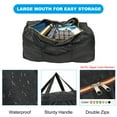 thumbnail image 3 of Uxcell 38x11x23" Camp Chair Replacement Bag Extra Large Waterproof Storage Bag Black, 3 of 7