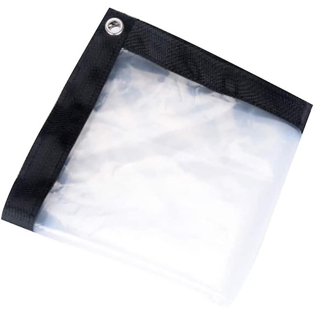 Tela transparente resistente a la lluvia, lona ligera, resistente al agua, 2*4m,11 Afortunado Sencillez