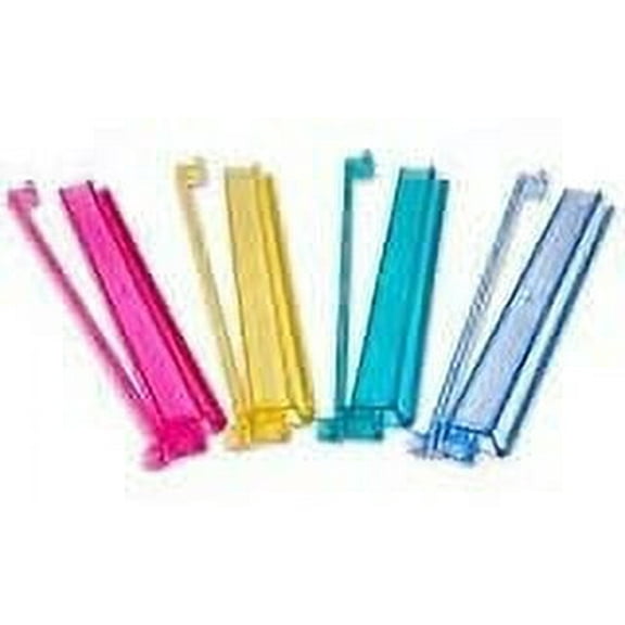 Acrylic Mahjong Mah Jongg Rack and Pusher Combo - Multi - Color - Set of 4 with 100 pcs Coins (5 Color)