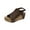 Coffee, variant on LOVZFMLL Chunky Wedge Sandals for Women Fashion Casual Open Toe Ankle Straps Cork Clogs Outdoor Travel Beach Vacation Sandals Khaki 8.5