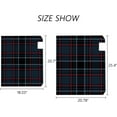 thumbnail image 3 of GZHJMY Magnetic Mailbox Covers Blue Black Red Tartan Plaid Mailbox Stickers MailWraps Post Cover 25.4x20.78 inch Home Decor, 3 of 5
