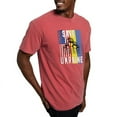 thumbnail image 4 of CafePress - Save Ukraine! America Supports Ukraine T Shirt - Mens Comfort Colors Shirt, 4 of 5