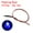 Blue Light, variant on Uxcell DC 12V 3mm Pre Wired LED Round Top Clear Lens, Light Emitting Diodes with Edge Flashing Yellow Light 15Pcs