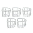 thumbnail image 4 of Portarrollos de papel hueco, caja de pañuelos hueca de 5 piezas, soporte para pañuelos montado en la pared, estante de papel higiénico sin perforaciones, rendimiento lleno de energía, 4 of 8