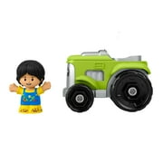 Fisher-Price Little People Tractor Farm Toy & Figure Set for Toddlers, 2 Pieces for Pretend Play