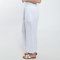 thumbnail image 3 of Elsie & Zoey Monroe Cotton Gauze Wide Leg Cropped Drawstring Pant for Women, 3 of 6