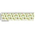 thumbnail image 2 of Ambesonne Cinco de Mayo Fabric by the Yard Upholstery, Cactus Characters Fun, 1 Yard, Lime Green White Mustard, 2 of 4