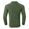 thumbnail image 3 of Bcfgryg Distressed Long Sleeve Shirts For Stylish Casual Men’S Formal Dress Shirts Green, 3 of 4