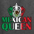 thumbnail image 5 of Wild Bobby Mexican Queen Latin Pride Unisex Graphic Hoodie Sweatshirt, Heather Black, XX-Large, 5 of 5