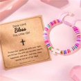 thumbnail image 3 of Top-keivon Cross Bracelets for daughter, Lord Bless This Little Bracelet Colorful Christian Jesus Jewelry for Daughter Sister Niece Christmas Catholic Presents, 3 of 29